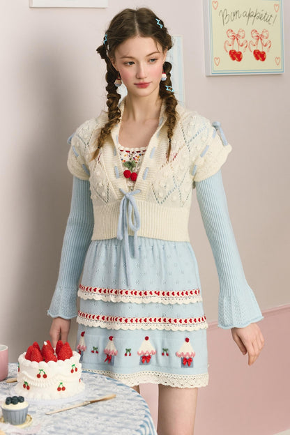 Berry Cake Heavy Work Knit Dress