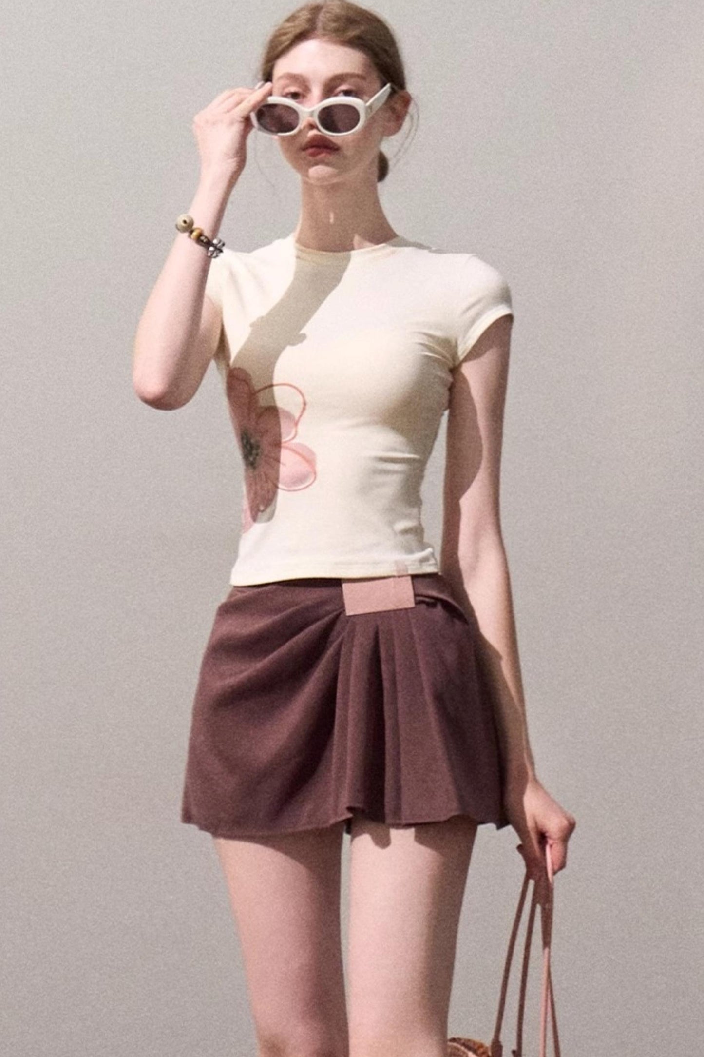 Begonia Bloom Slim Fit T-Shirt