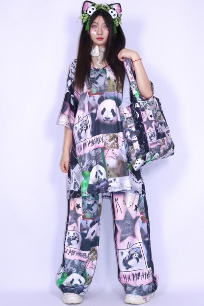 Panda Loose Trousers