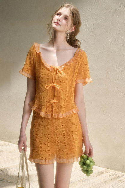 Vanilla Citrus Knit Trio Set-Up