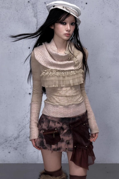 Vintage Retro Wool Knit Sweater