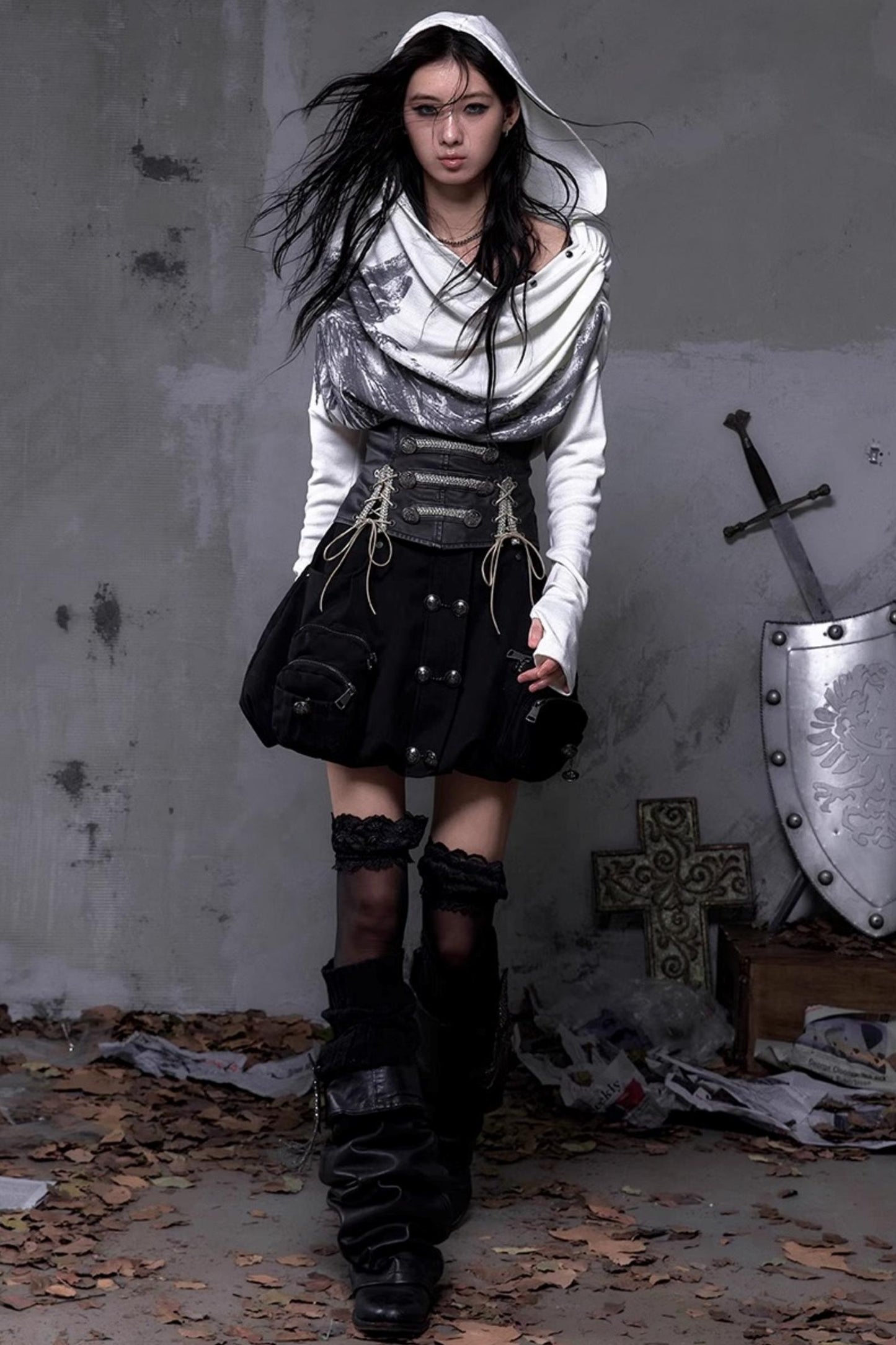 Vintage Knight Leather Waist Seal