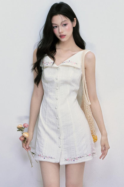 Wind Kiss Cotton Texture Dress