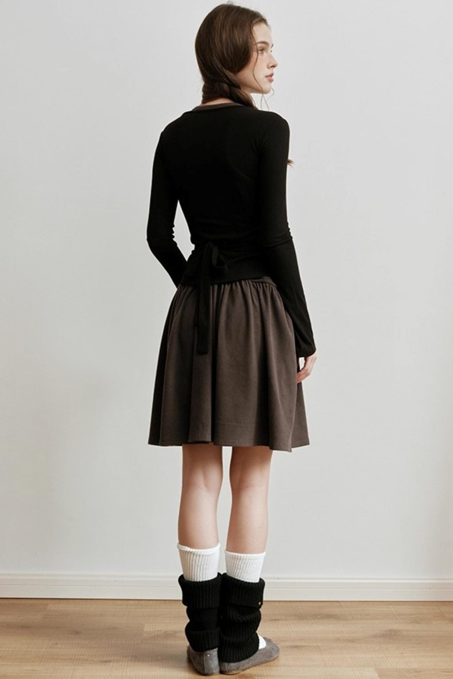 Embroidered Long-Sleeved Knitwear Top