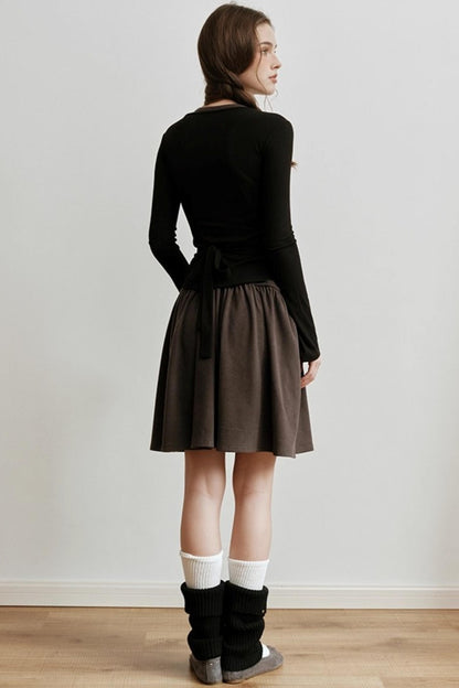 Embroidered Long-Sleeved Knitwear Top