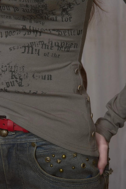 Sweet and Spicy Long-Sleeved T-Shirt