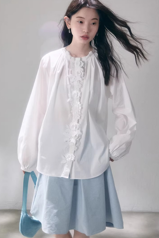 Jasmine Floral Lace Blouse