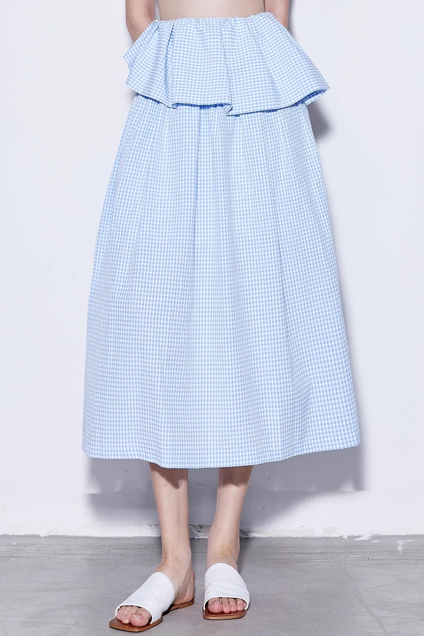 Summer Checkered Skirt