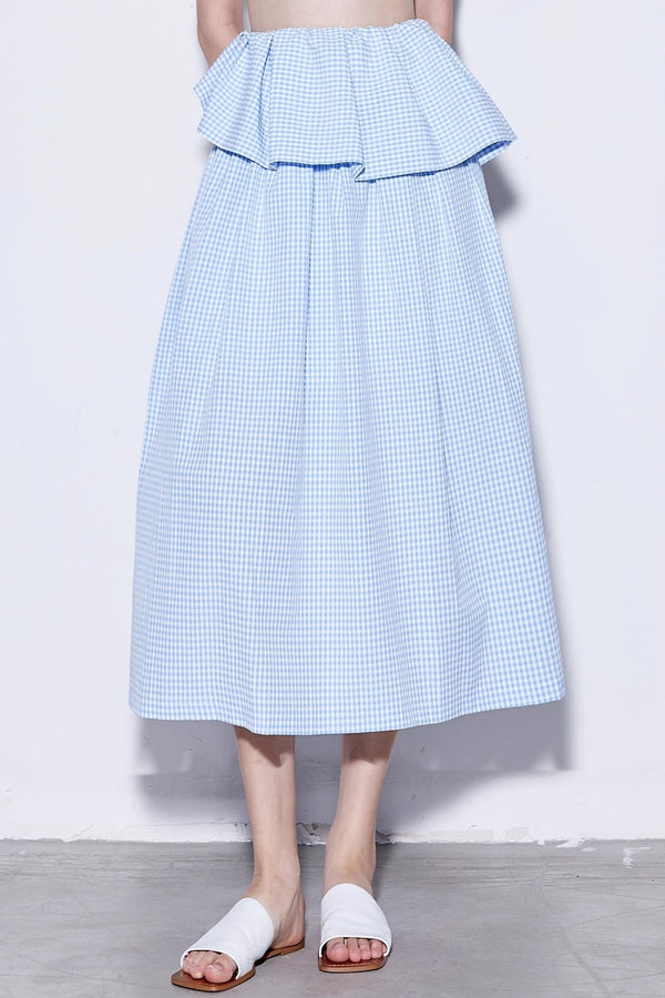 Summer Checkered Skirt