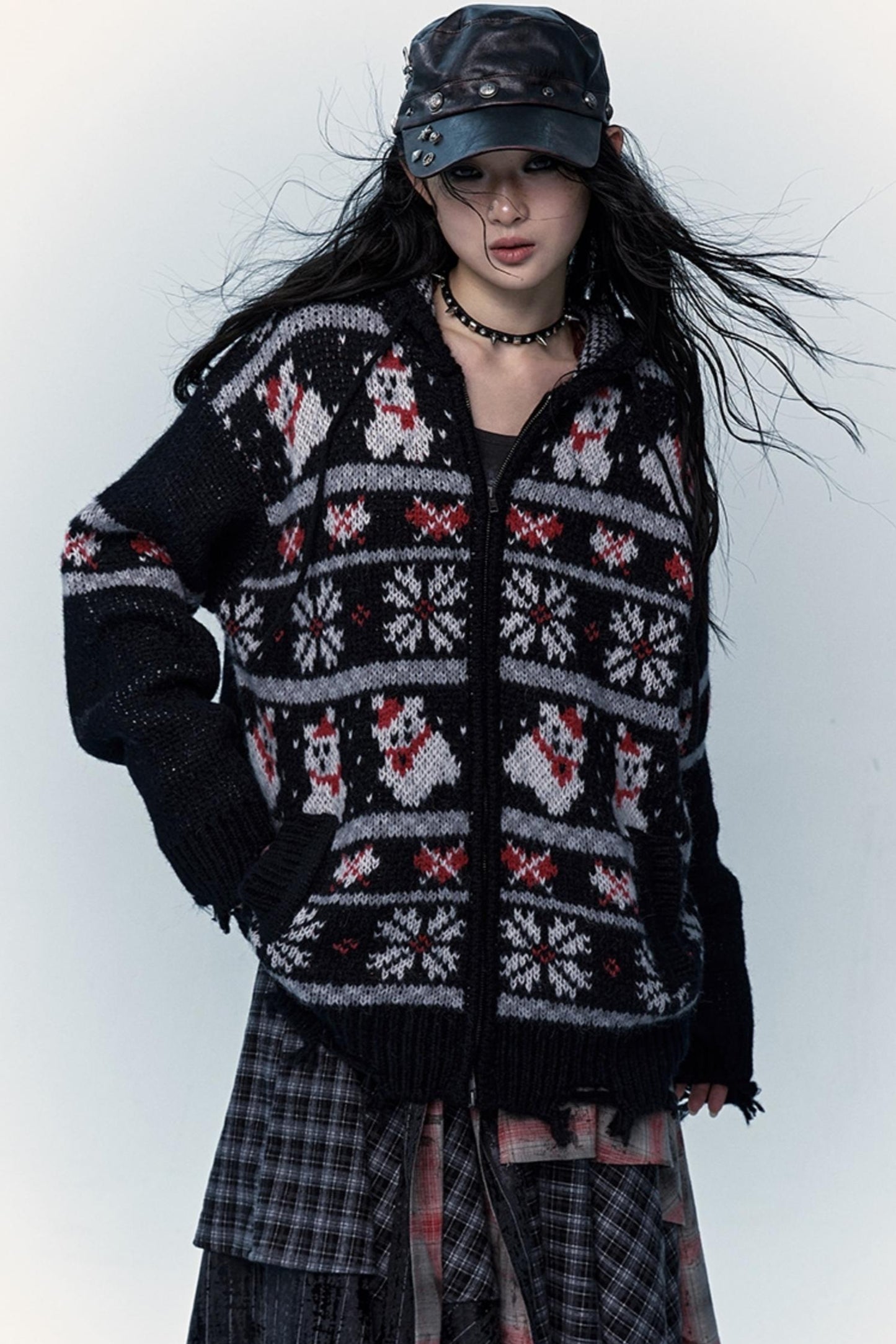 Retro Wool Fair Isle Sweater