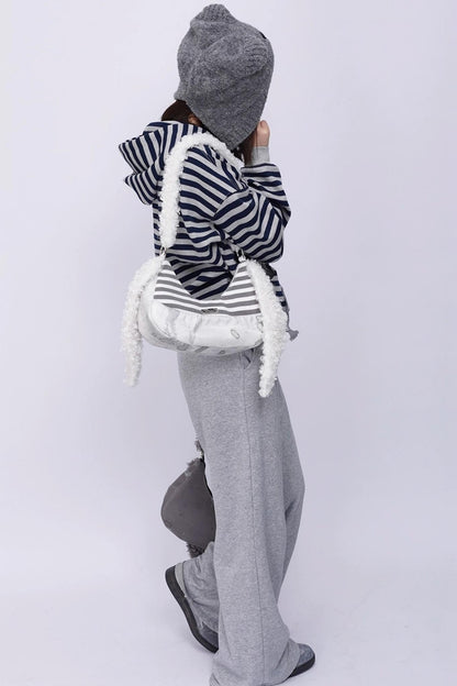 Rabbit Plush Crossbody Bag