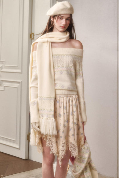 Fresh Floral Skirt Set-Up