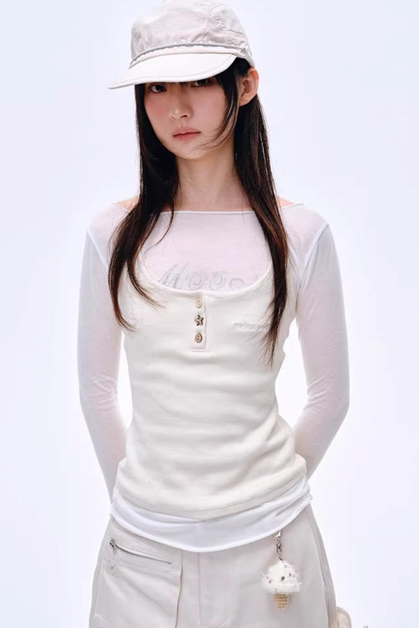 Retro Slim-Fit Tank Top