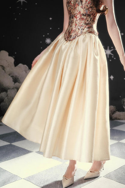 French Lace Floral Dress Set-Up