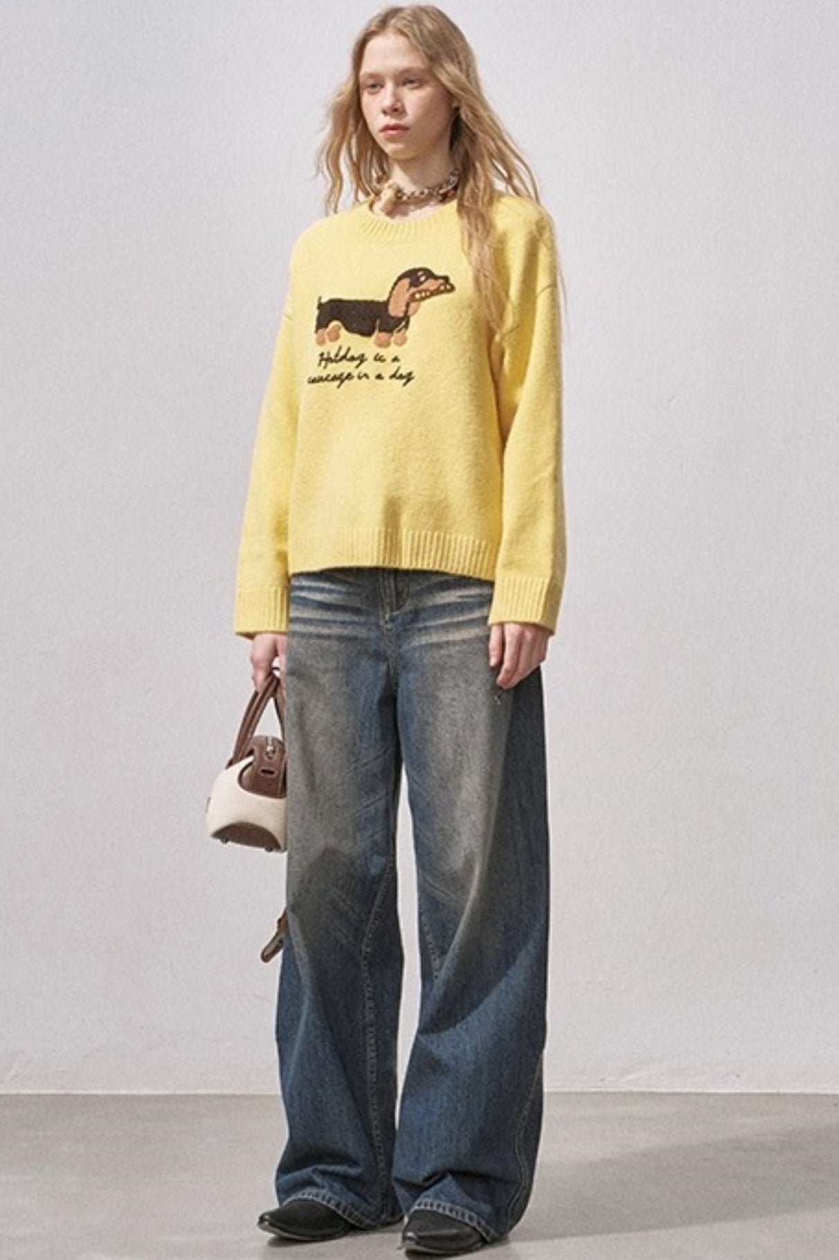 Dachshund Knit Sweater