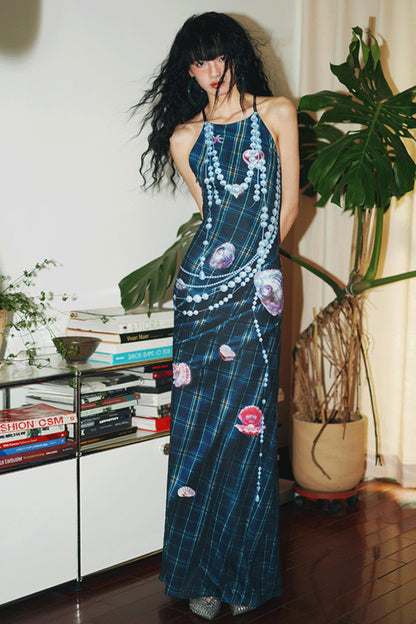 Pearl Backless Dress