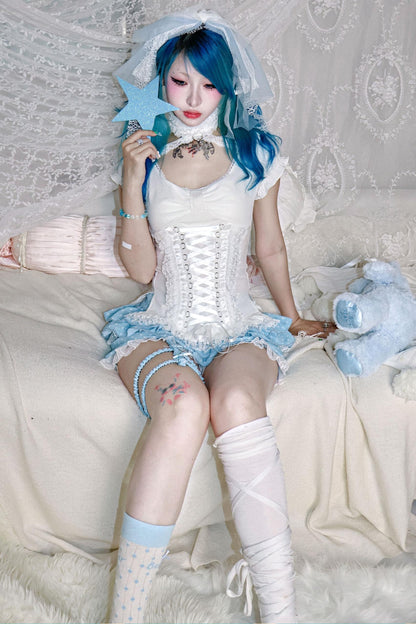 Original Two-Tone Strappy Vest Set-Up