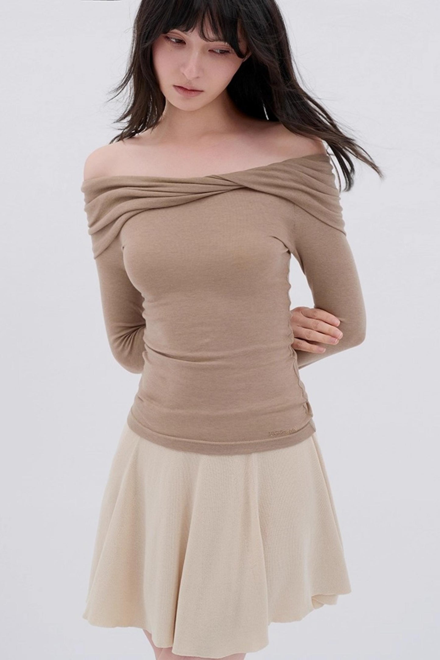Romantic One-Shoulder Top
