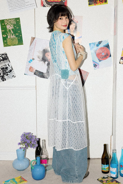 Misty Starfish Lace Dress