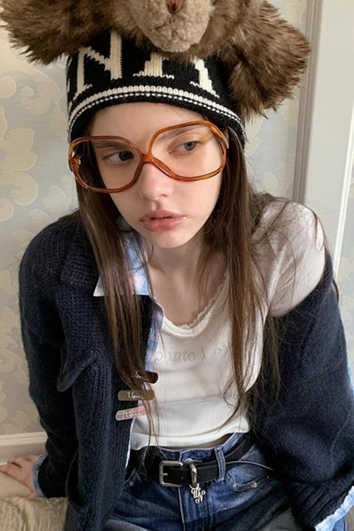 Pearl Rhinestone Wool Top