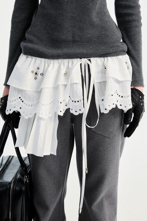 Lace Asymmetric Belt Accessory