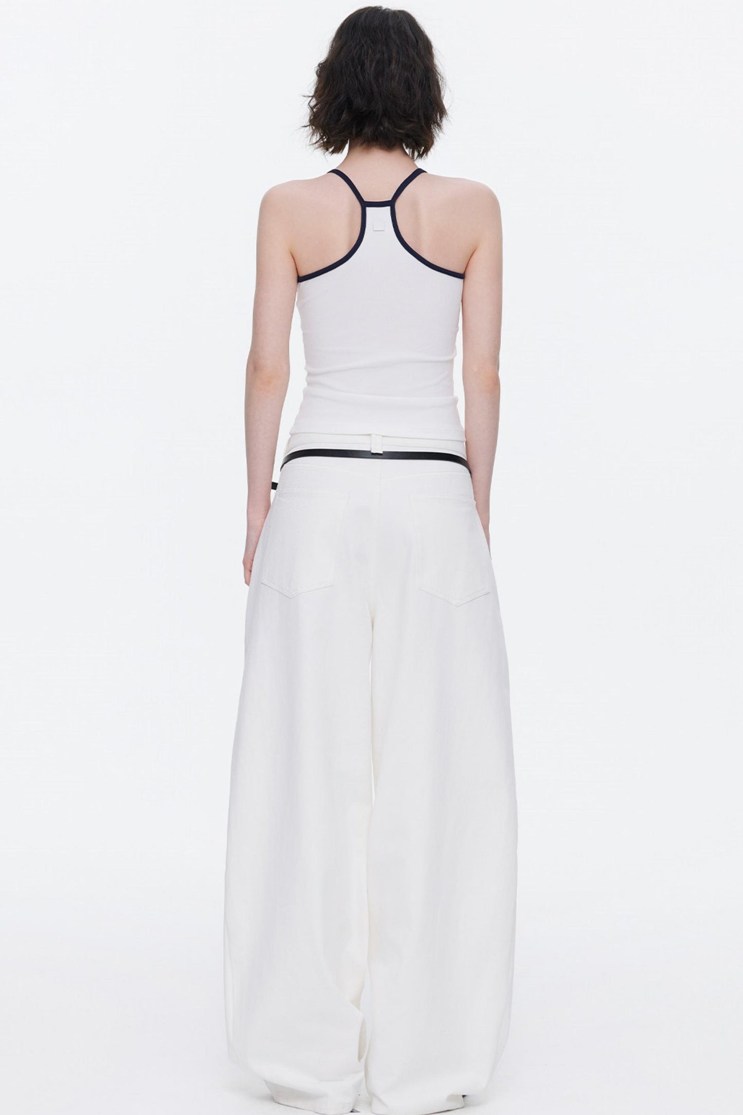 Asymmetrische Taillenjeans