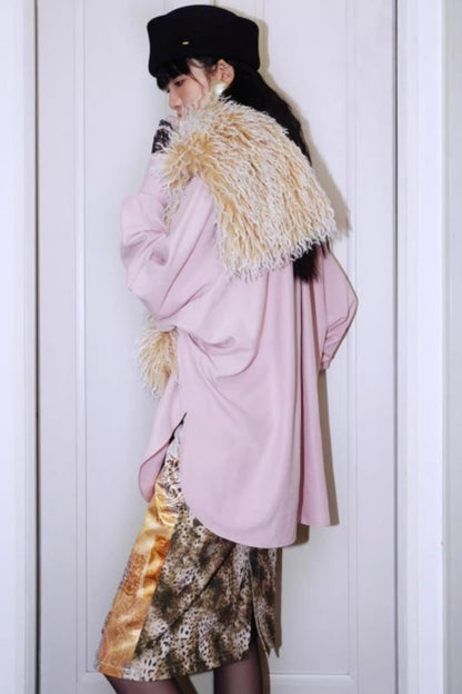 Vintage Brushed Loose Casual Top Shirt