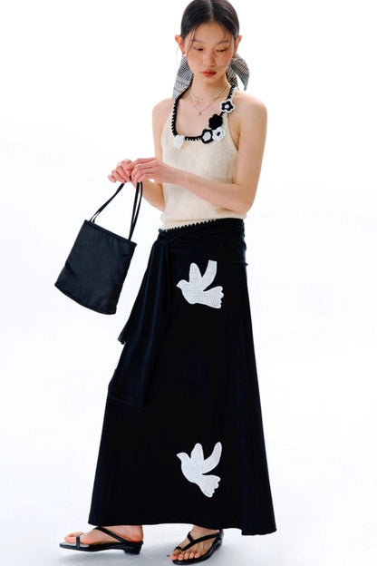 Pounding Stamen Knitted Camisole Top