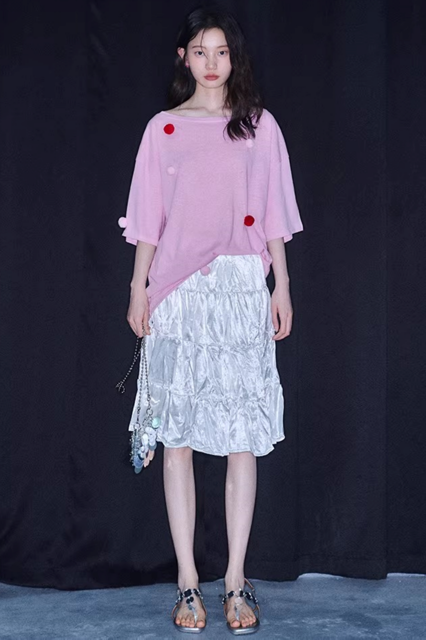 Berry Plush Off-Shoulder Top