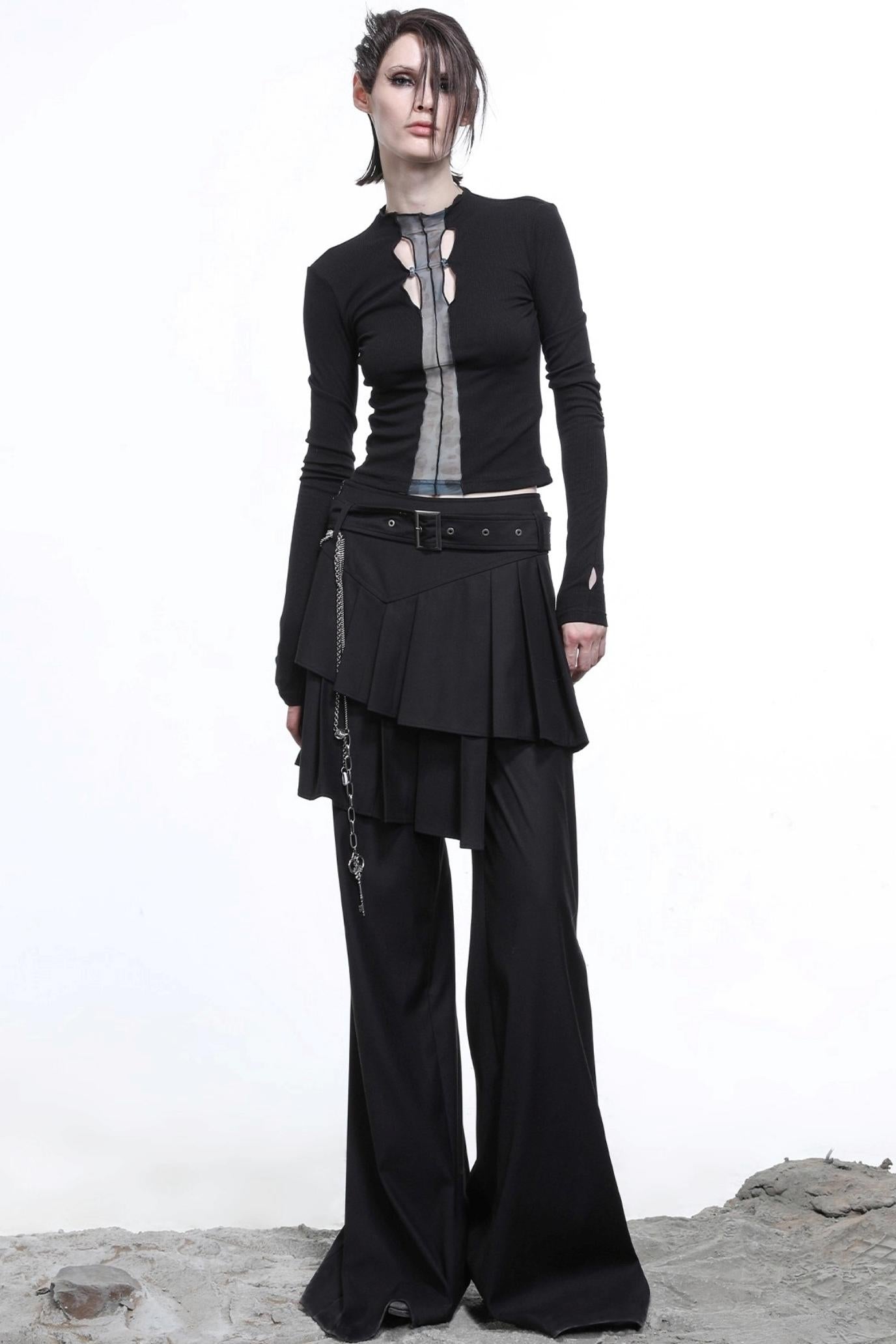 High Stretch Slim-Fit Mesh Top