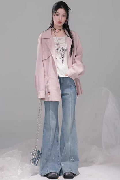 Starlight Blue Rhinestone Jeans