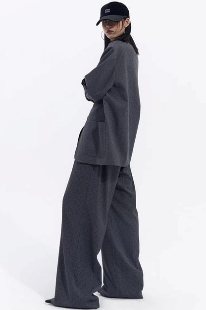 Retro Polka Dot Winter Jacket