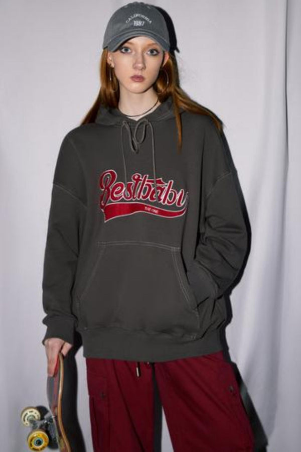 Vintage Mix Letter Sweater