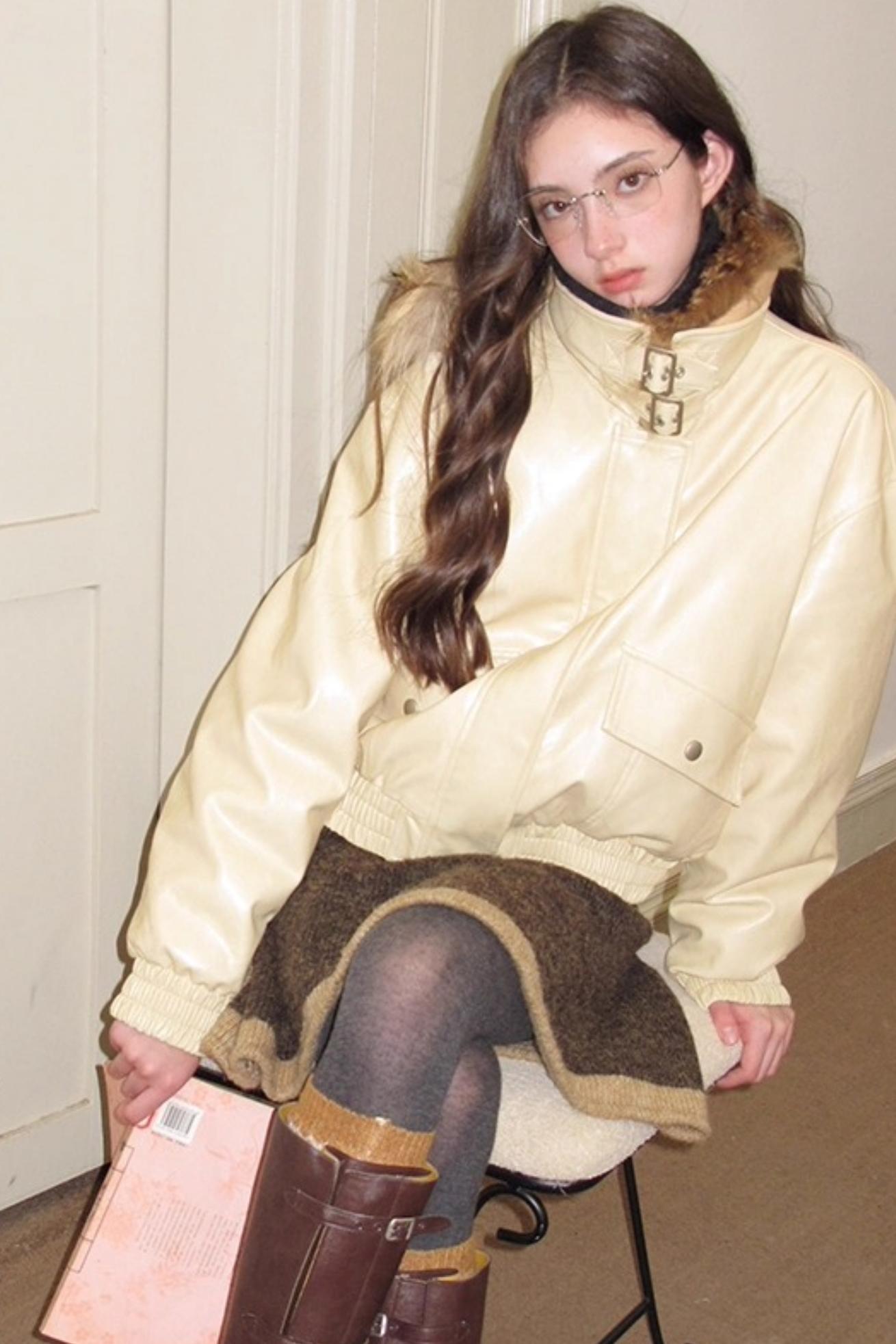 Fireplace Night Wool Sweater Set-Up