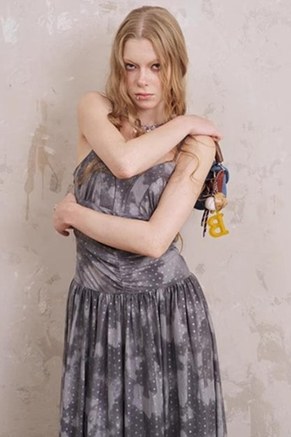 Polka Dot Maxi Dress