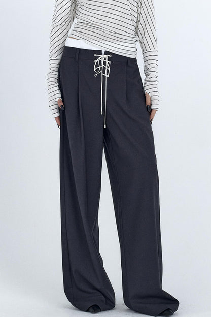 Elastic Waist Western Trousers