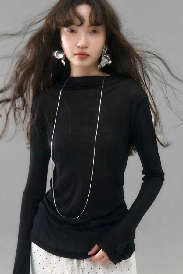 Original Island Rose Tencel Knit Top