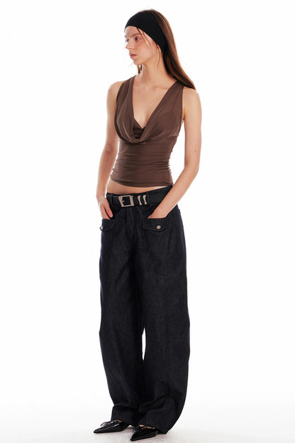 Summer Acetate Knit Camisole