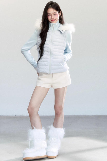 Versatile Tweed  A-Line Shorts