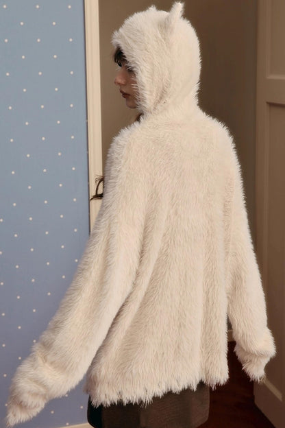 Winter Devil Hooded Sweater Top