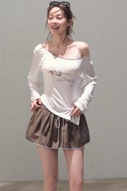 Tencel Blend Cowl Knit Top