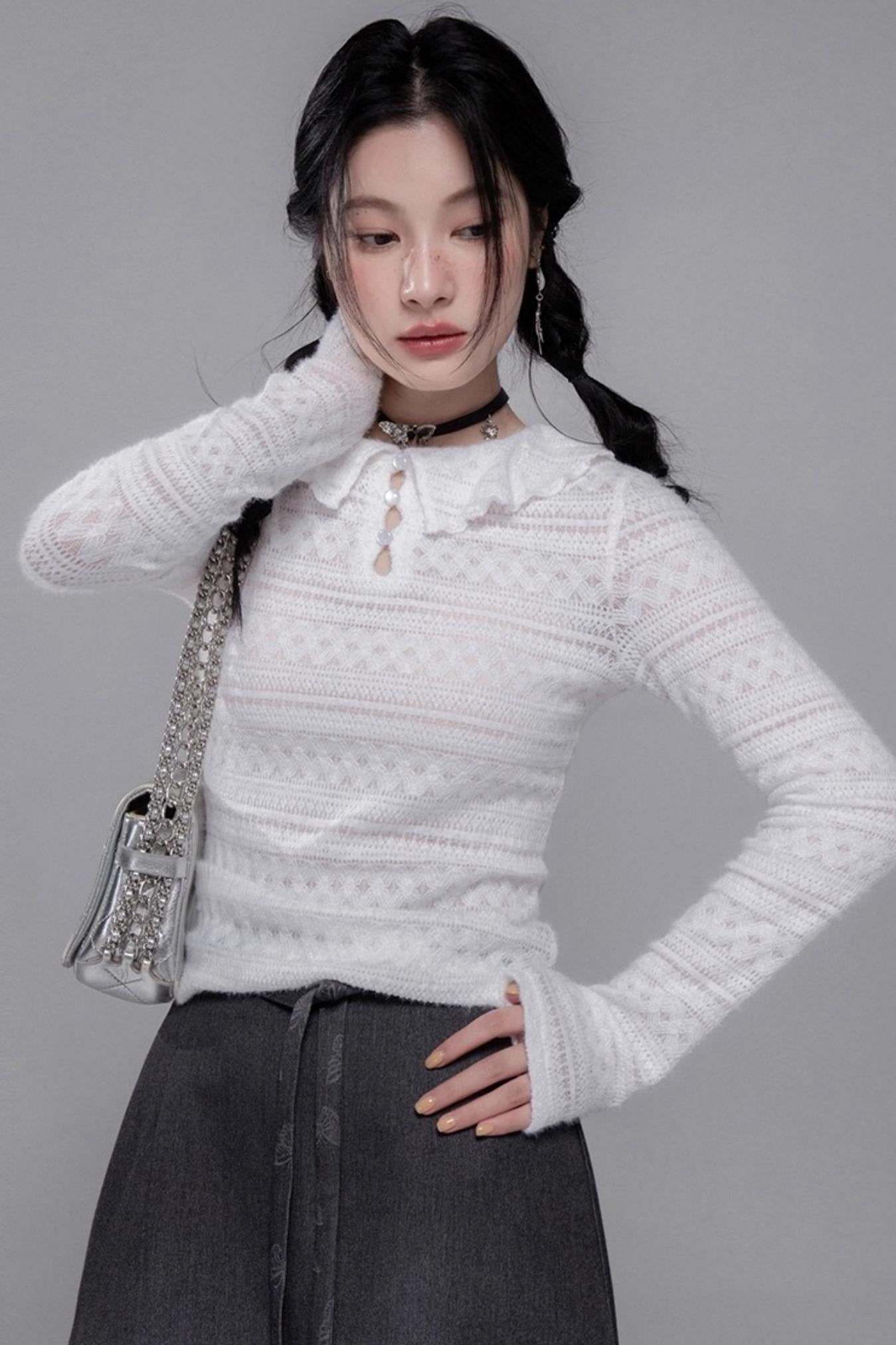 Morning Gray Patchwork Hooded Jacket Set