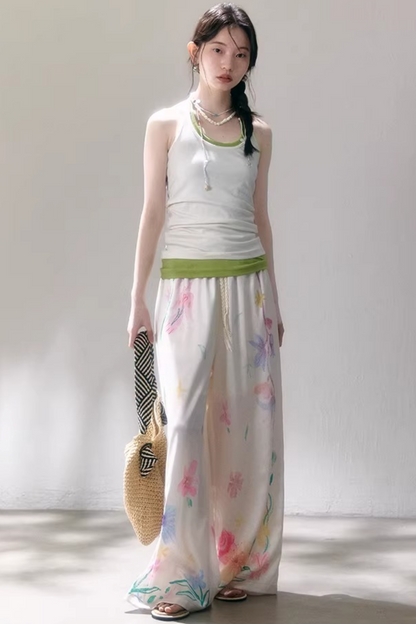 Layered U-Neck Camisole Top