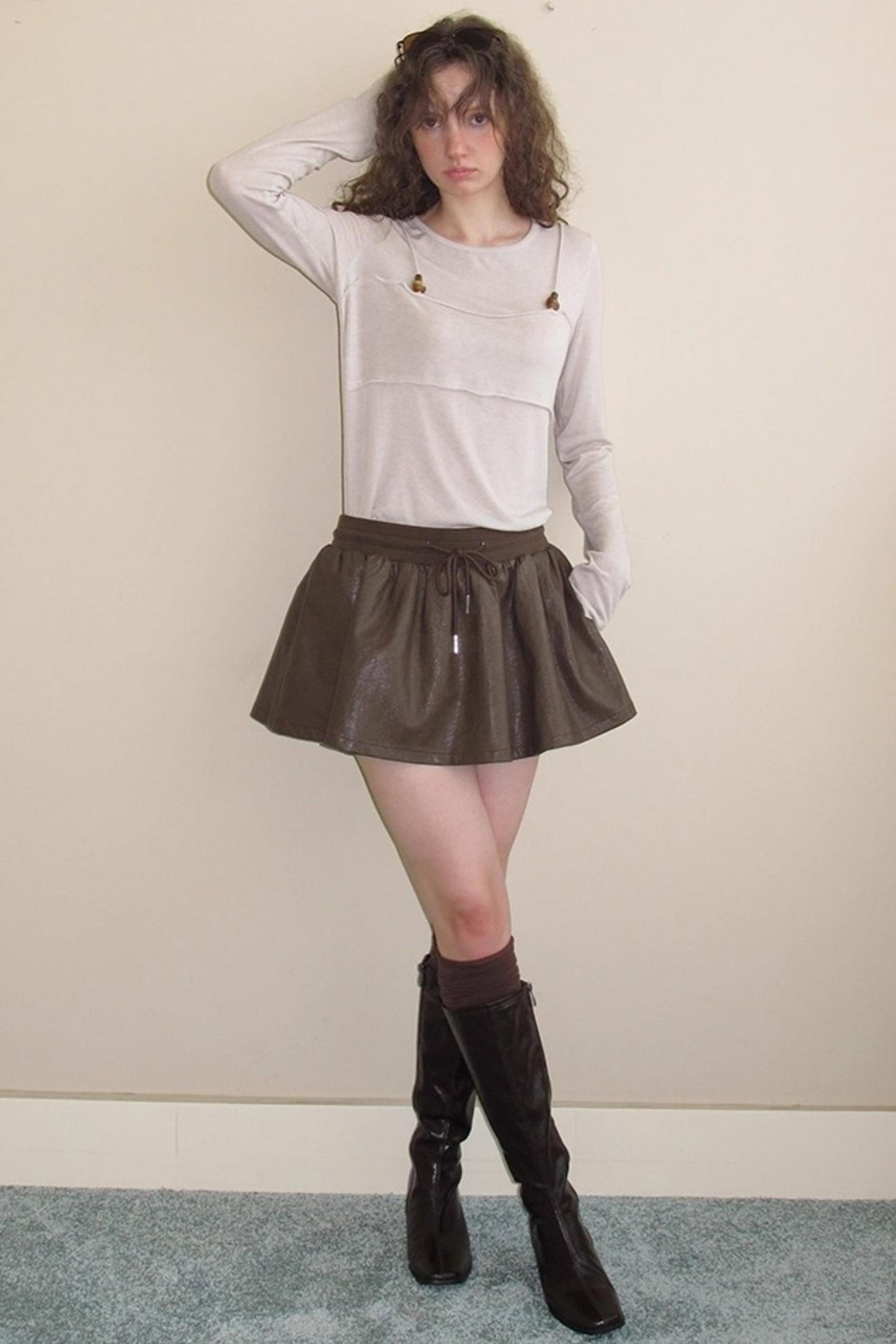 Cashmere Fake Two Piece T-Shirt