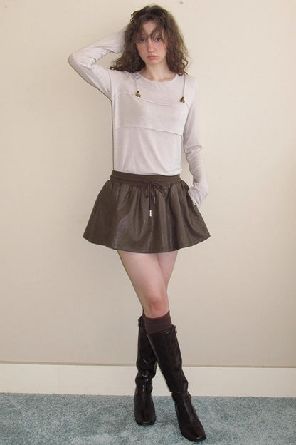 Cashmere Fake Two Piece T-Shirt