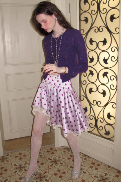 Sweet Retro Crew Neck Cardigan