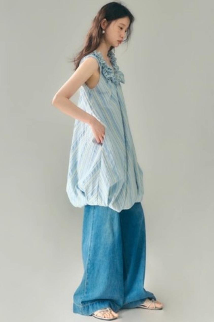 U-Neck Embroidered Dress