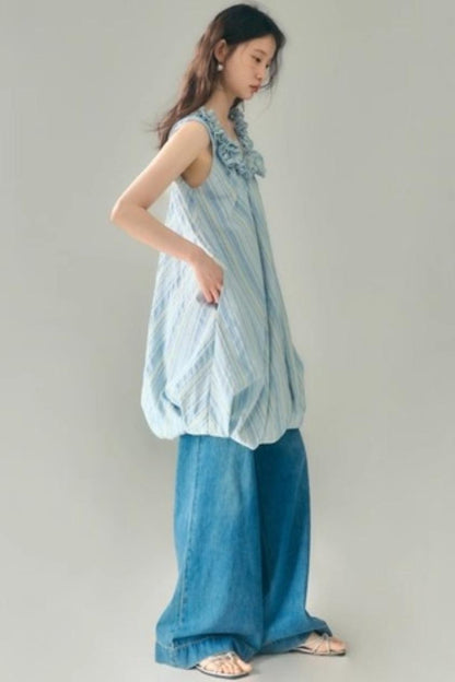 U-Neck Embroidered Dress