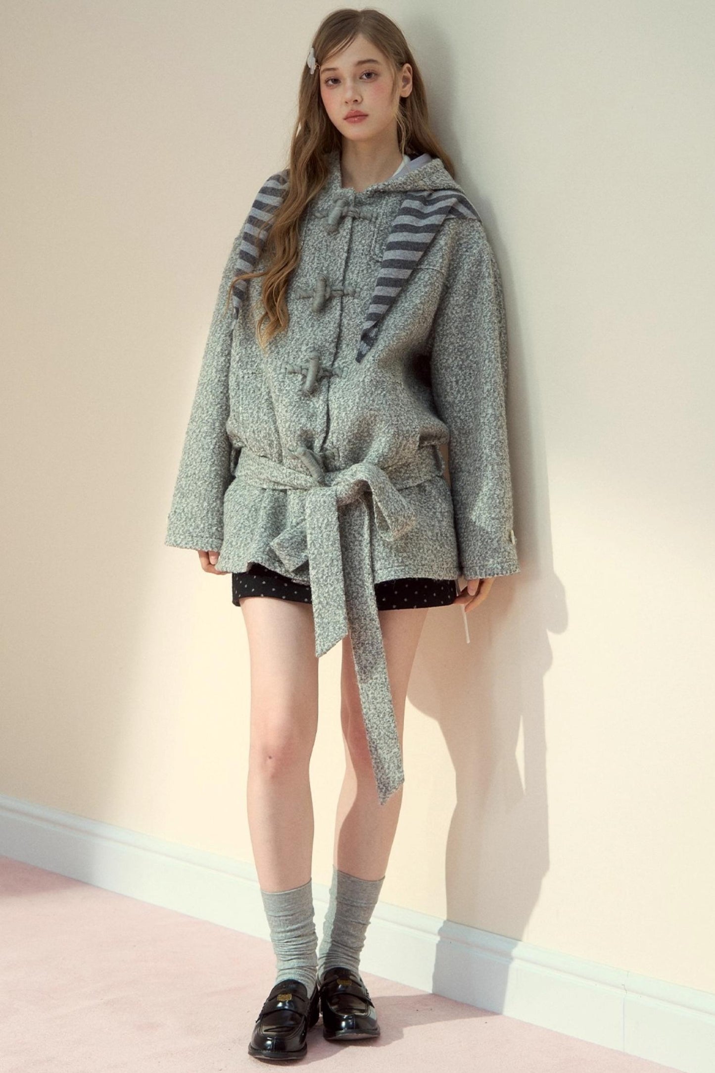 Collegiate Style Sheep Wool Jacket