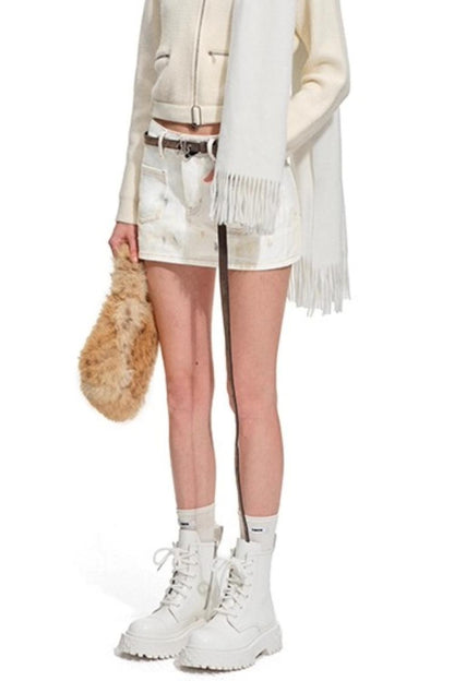 Polar Denim Twill Skirt